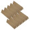 10Pcs Triangle Kraft Paper Mailing Tubes for Posters and Artwork Storage Lightweight Easy Assembly 1