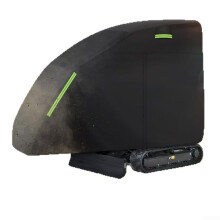 Mini Excavator Cover Waterproof 420D Oxford Fabric UV Resistant Heavy Duty Outdoor Protection