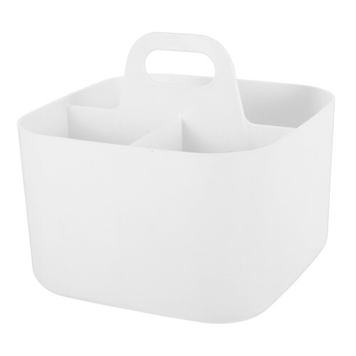 Large Capacity Tool Storage Box with Handle, MultiCompartment Pencil Organizer for Office, School, Art