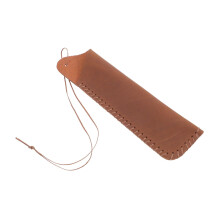 Vintage Leather Pen Case Handmade Fountain Pen Holder with Durable Dual Pen Protection