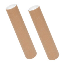 2Pcs Heavy Duty Poster Storage Tubes with Secure SnapOn Caps for Art Prints and Documents