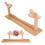 Adjustable Beech Wood Embroidery Hoop Stand with Pattern Holder for Cross Stitch and Needlework 2