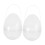 2Pcs Clear Plastic Storage Container with Handle for Eggs Claw Machines Stationery Decor 1