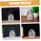 2Pcs Clear Plastic Storage Container with Handle for Eggs Claw Machines Stationery Decor 3