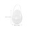 2Pcs Clear Plastic Storage Container with Handle for Eggs Claw Machines Stationery Decor 2