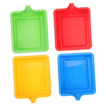 Colorful Portable Paint Palette Box for Artists Beginners, Lightweight Durable Easy Clean Design