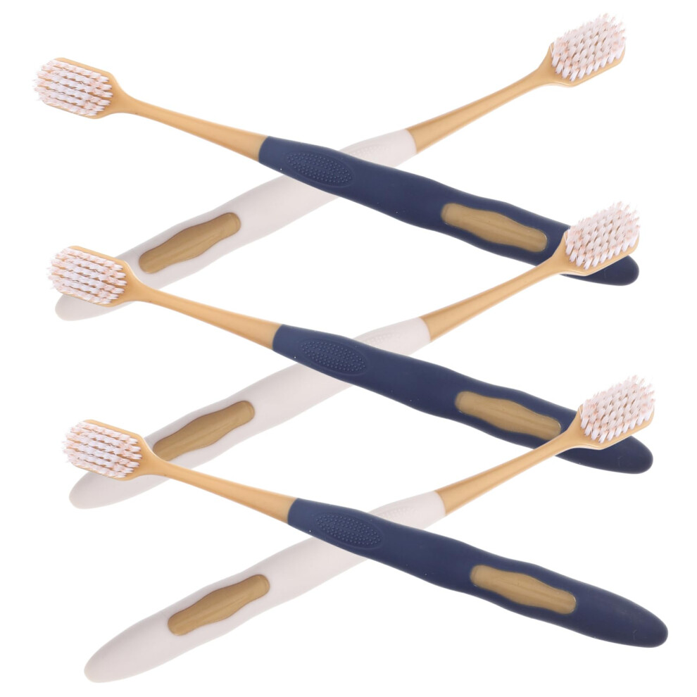 Soft Bristle Adult Toothbrush Bulk Pack with Gentle Bristles and Ergonomic Comfort Grip for Travel