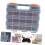 Double Sided Tool Organizer Box for Small Parts Storage Case with Durable Plastic Compartments 5