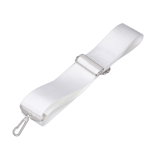 Nylon Tennis Net Strap Adjustable Height White