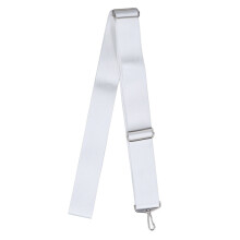Nylon Tennis Net Strap Adjustable Height White