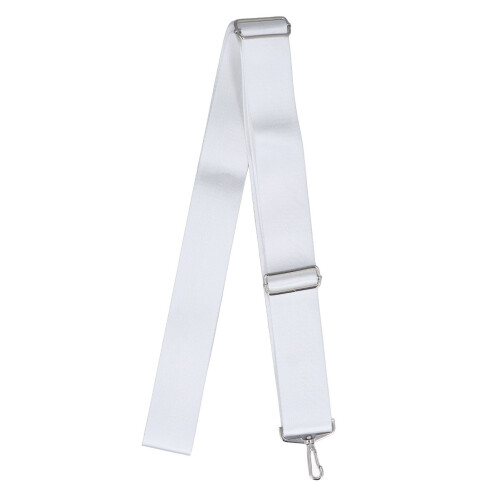 Nylon Tennis Net Strap Adjustable Height White