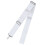 Tennis Net Strap Adjustable Height 2.2m White 1