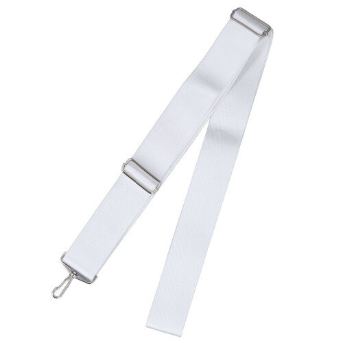 Tennis Net Strap Adjustable Height 2.2m White
