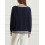 (L, Navy Blue) Pull torsadé ample et l'hiver. 8