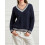 (XL, Navy Blue) Pull torsadé ample et l'hiver. 4