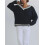 (S, Navy Blue) Pull torsadé ample et l'hiver. 12