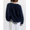 (XL, Navy Blue) Pull torsadé ample et l'hiver. 14