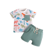 (12-18 Months, Blue) Ensemble 2 pièces pour l'été.