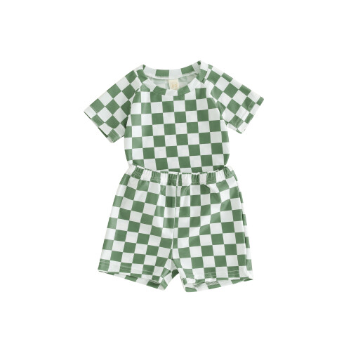 (6-12 Months, Green) Καλοκαιρινό μαγιό αγοριών 2 τεμ.