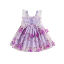 (18-24 Months, Purple) Sukienka letnia bez plażową imprezę.