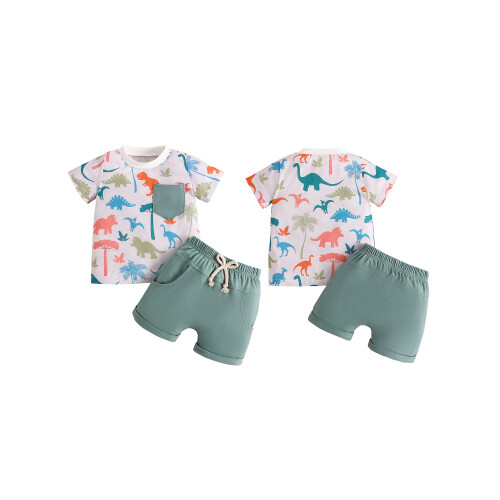 (12-18 Months, Blue) Ensemble 2 pièces pour l'été. 1