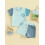 (12-18 Months, Sky Blue) Σετ ρούχων για αντίθεση χρωμάτων. 2
