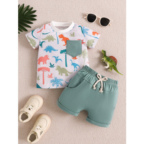 (12-18 Months, Blue) Ensemble 2 pièces pour l'été. 2