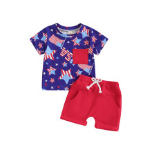 (12-18 Months, Red) Batolecí chlapecké oblečení, na dovolenou