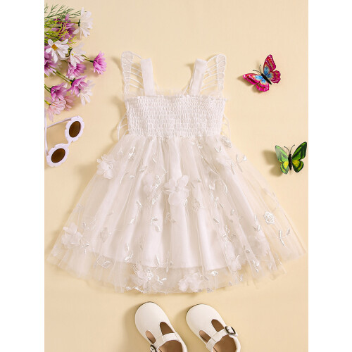 (6-12 Months, White) Robe d'été sans la plage. 2