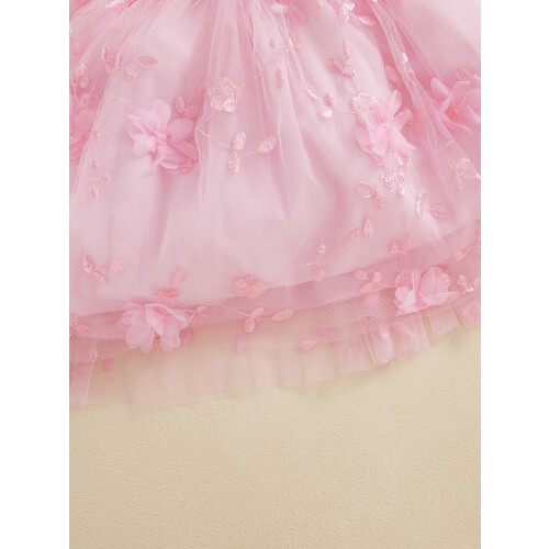(2-3 Years, Pink) Robe d'été sans la plage. 2