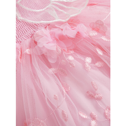 (2-3 Years, Pink) Robe d'été sans la plage. 1