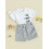 (6-12 Months, White) Σετ σορτς για τεμάχια，βρεφική στολή 3