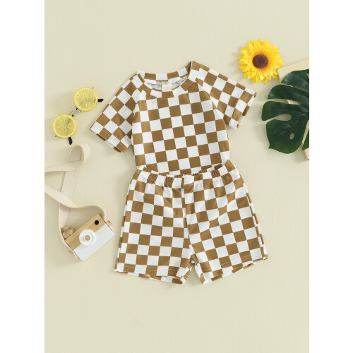 (18-24 Months, Brown) Καλοκαιρινό μαγιό αγοριών 2 τεμ. 2