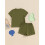(18-24 Months, Green) Dvoudílný letní komplet elastickým pasem. 4