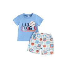 (18-24 Months, Blue) Tacair Gearrghráin Samhraidh Gearra Gorma