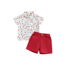 (18-24 Months, Red) Chlapecké oblečení pro 4. červenci
