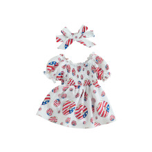 (3-6 Months, White) Conjunto recém-nascido: body da Independência.