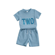 (18-24 Months, Blue) 2-dielna súprava letných pre batoľatá.