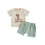(6-12 Months, Beige) Completo primo compleanno: 2 pezzi. 1