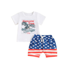 (0-6 Months, White) Baby-Jungen-Outfit zum 4. den Unabhängigkeitstag