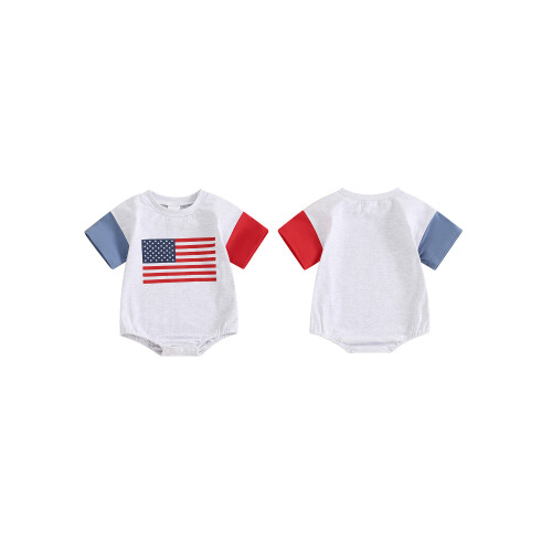 (3-6 Months, Gray) Romper Lá na do Bhuachaillí 1