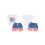 (0-6 Months, White) Conjunto para bebé con estrellas. 2