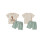 (6-12 Months, Beige) Completo primo compleanno: 2 pezzi. 2