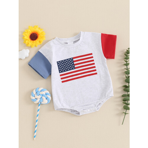 (3-6 Months, Gray) Romper Lá na do Bhuachaillí 2