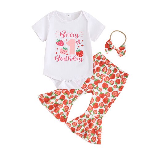 (6-12 Months, White) Conjunto de roupa de cabelo.