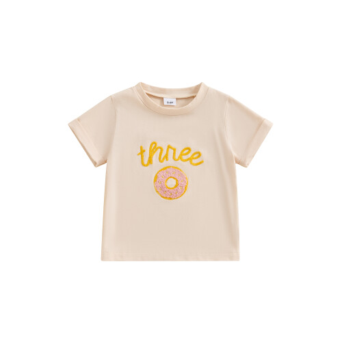 (2-3 Years, Khaki) Camiseta infantil de e meninas.