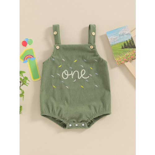 (6-12 Months, Green) Barboteuse sans manches et garçons 1