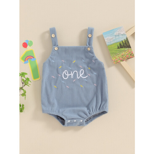(6-12 Months, Blue) Barboteuse sans manches et garçons 1