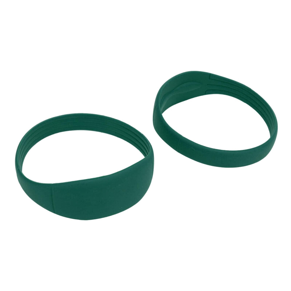 Green Adjustable Elastic Silicone Patella Knee Support Strap For Running And Sports Â