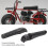 Fußrasten Set Coleman 196cc 6,5 PS Aluminium 9